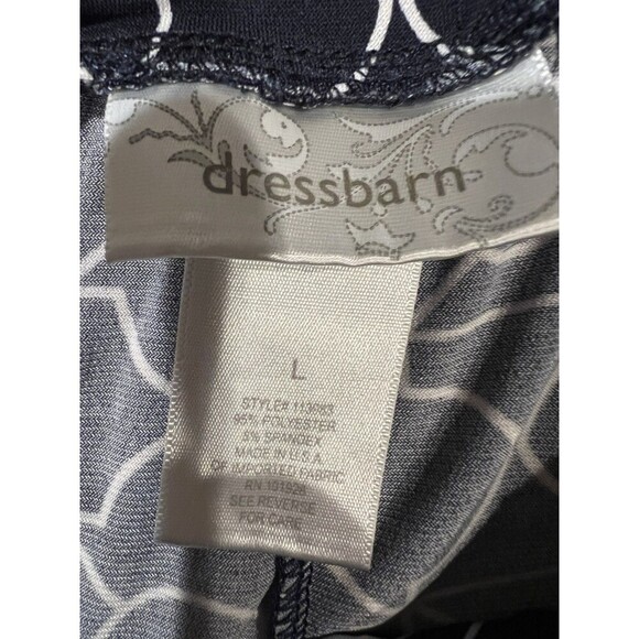 Dressbarn Capri Wide Leg Pull On Printed Stretch Pants Size Large - Picture 5 of 6